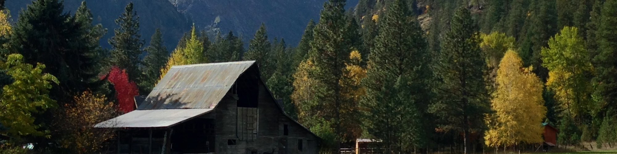 A rural scene in Leavenworth, Washington.